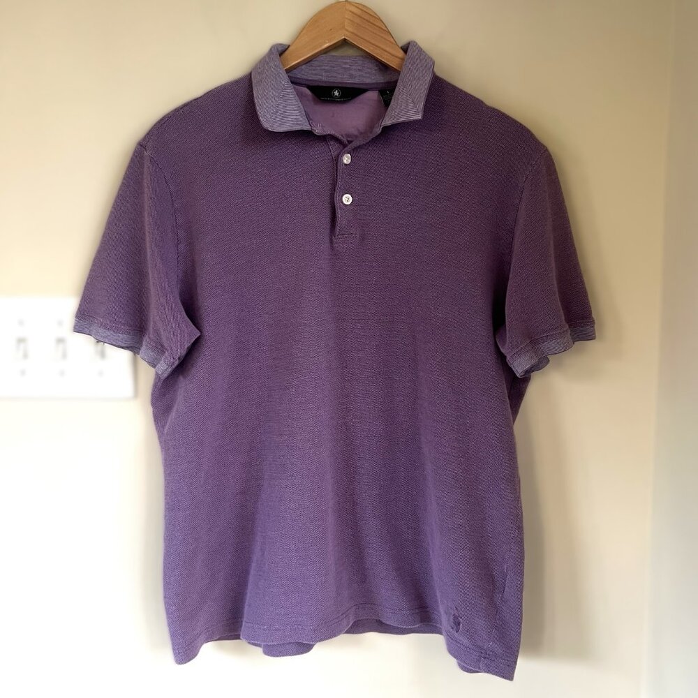 Hart Schnaffer Marx Cotton Polo Shirt, Lavender, Size L